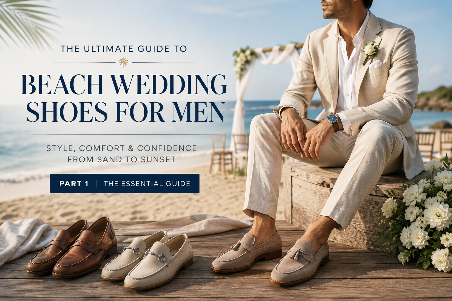 beach dress shoes men's Wedding Shoes: A Complete Guide to Looking Sharp on the Sa – Mezlan Special selling points YGroup_7711059706056 3 long black dresses Size:38(M)