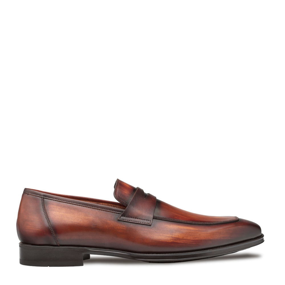 Avenue Rubber Sole Penny Loafer Mezlan