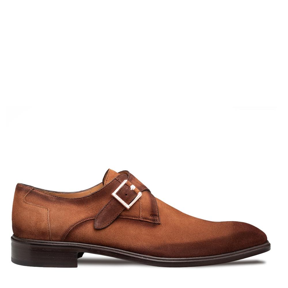 MeZLAN Albini Burnished Black Suede Monk Strap | Dress Shoes for Men Mezlan Albini Suede Monk Strap Black | MensDesignerShoe.com main image 2