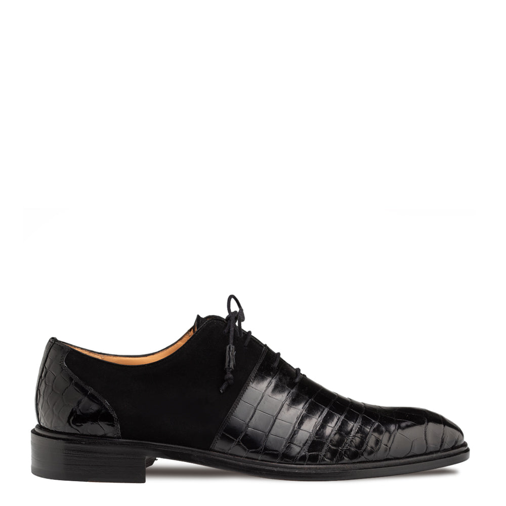 Mezlan Dark Suede Men\'s Oxfords Mezlan Suede Shoes # 21179 main image 2