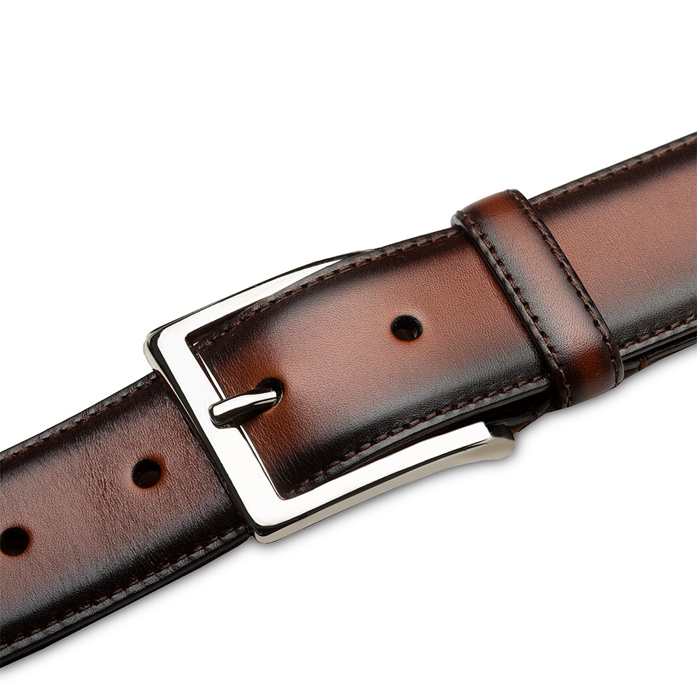 Classic Patina Calfskin Belt Mezlan Classic Patina Calfskin Belt Mezlan
