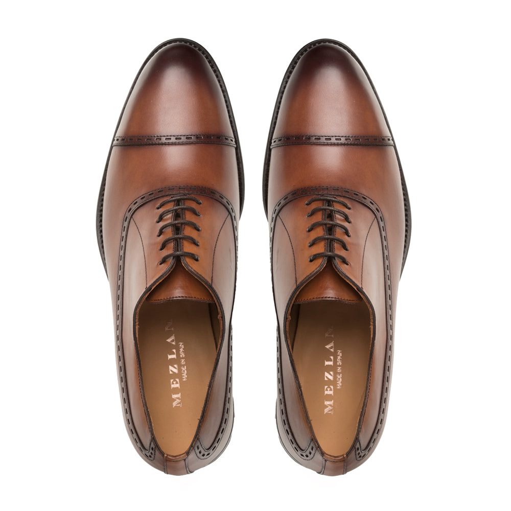 Mezlan Leather oxford e400 Shoes in Whiskey