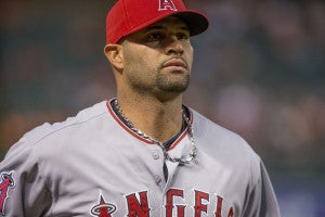 Albert Pujols and Jose Mota in Chicago