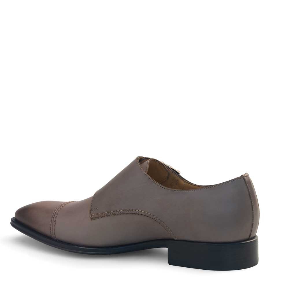 Calf Cap Toe Double Monk Strap