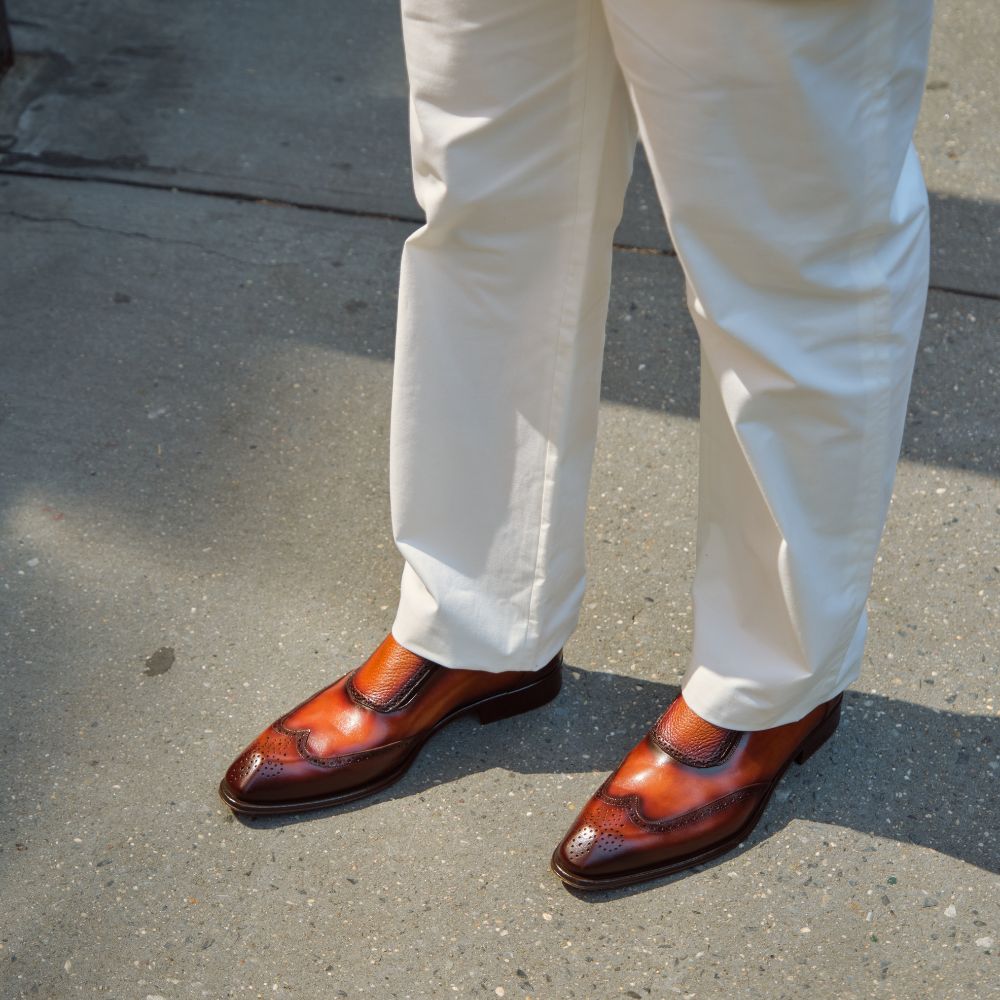 Liberty Wing Tip Medallion Slip