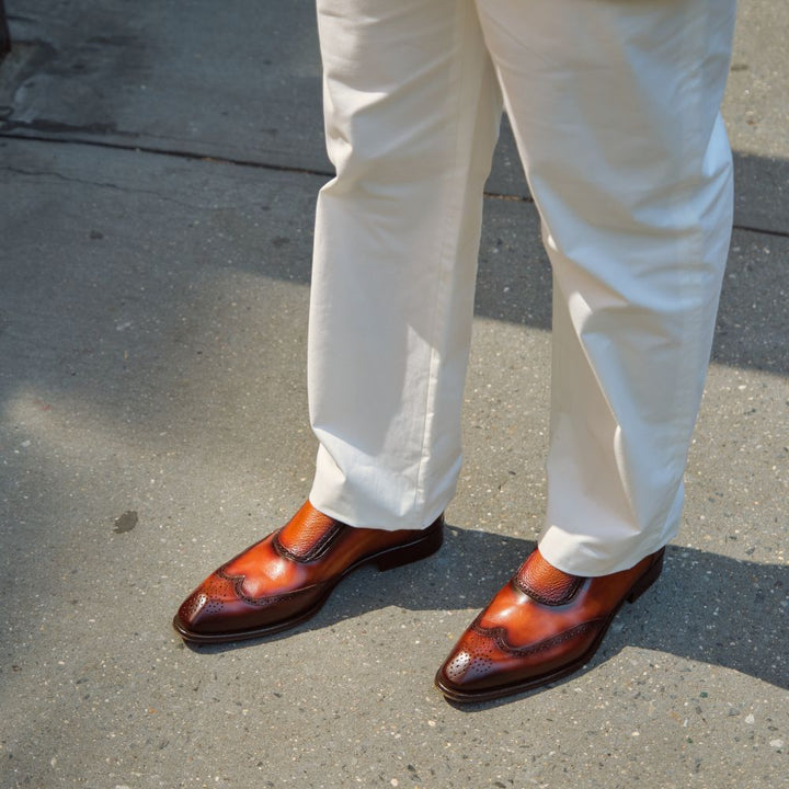 Liberty Wing Tip Medallion Slip