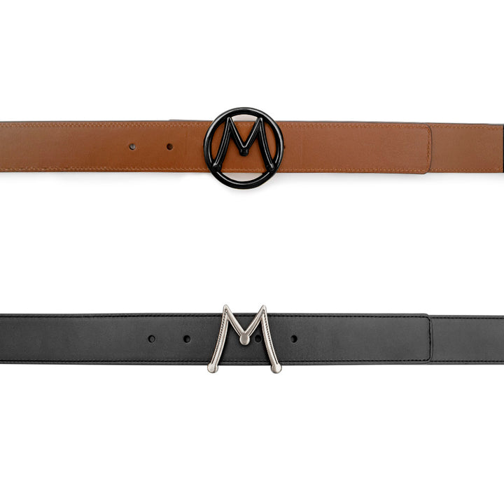 Reversible Italian Calfskin Strap / Interchangeable Dual Buckles