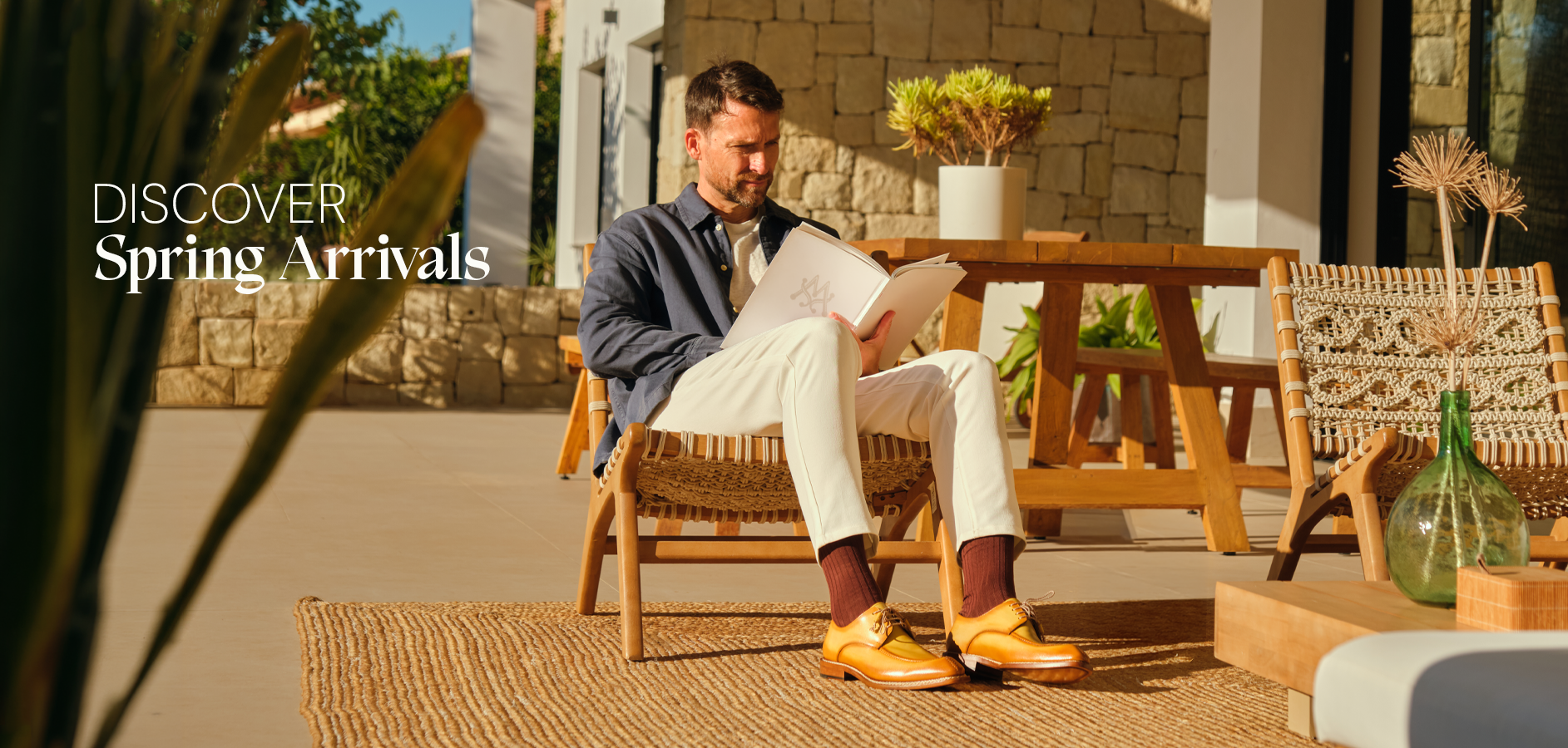 Mezlan, brand website product image