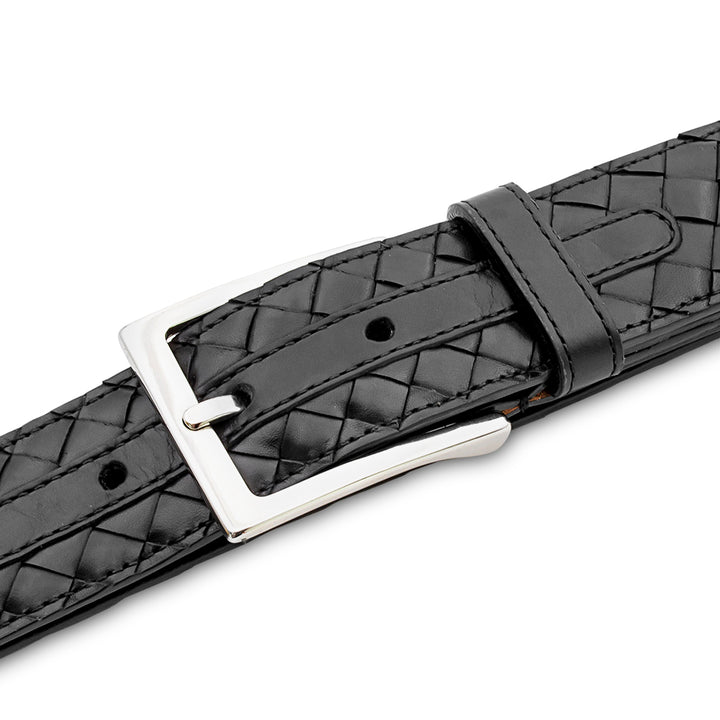 Woven Calfskin Belt