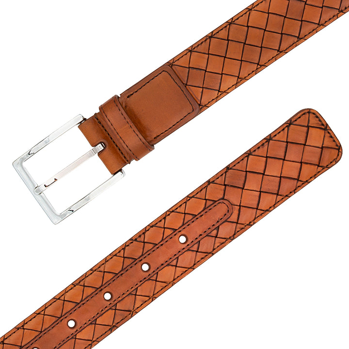 Woven Calfskin Belt