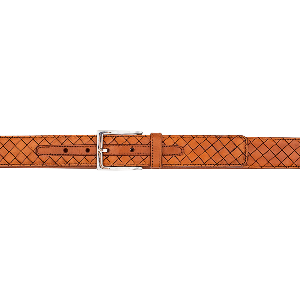 Woven Calfskin Belt