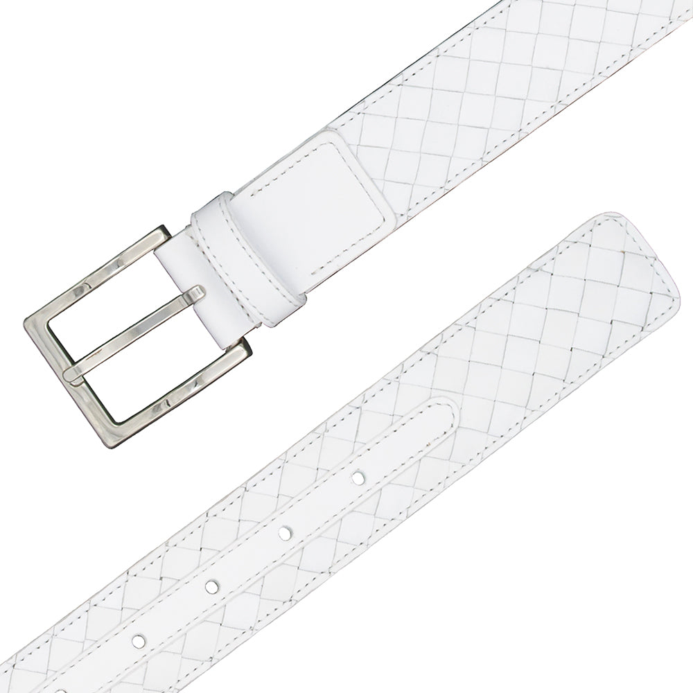 Woven Calfskin Belt