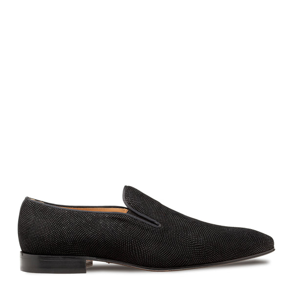MEZLAN Black Suede Leather Men\'s Dress Loafer Slip On Shoe Calabria 11 M.  B100p Mezlan Men main image 4