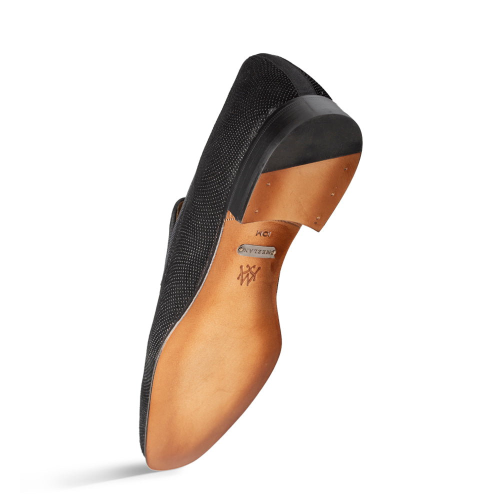Notte Glass Suede Slip On – Mezlan display picture 1