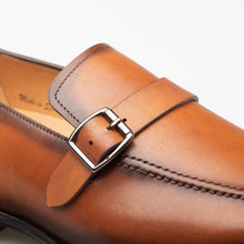 Load image into Gallery viewer, Salato Leather/Rubber Strap Loafer
