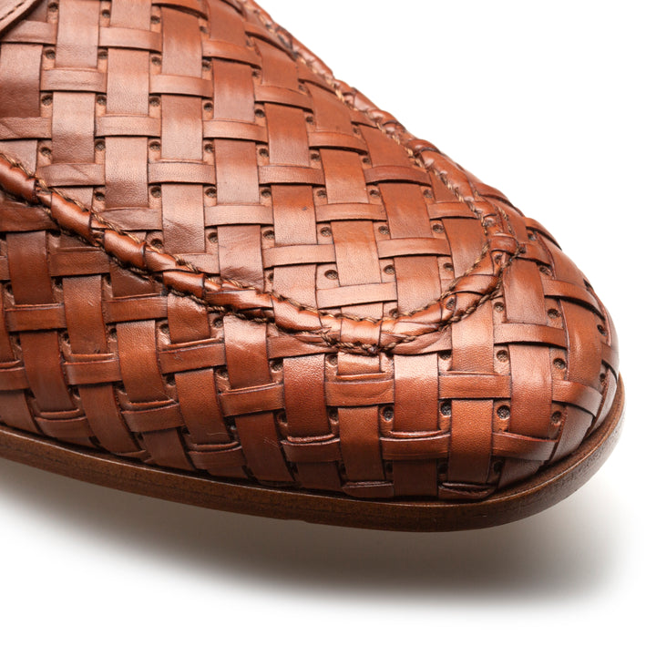 Solomeo Woven Penny Loafer