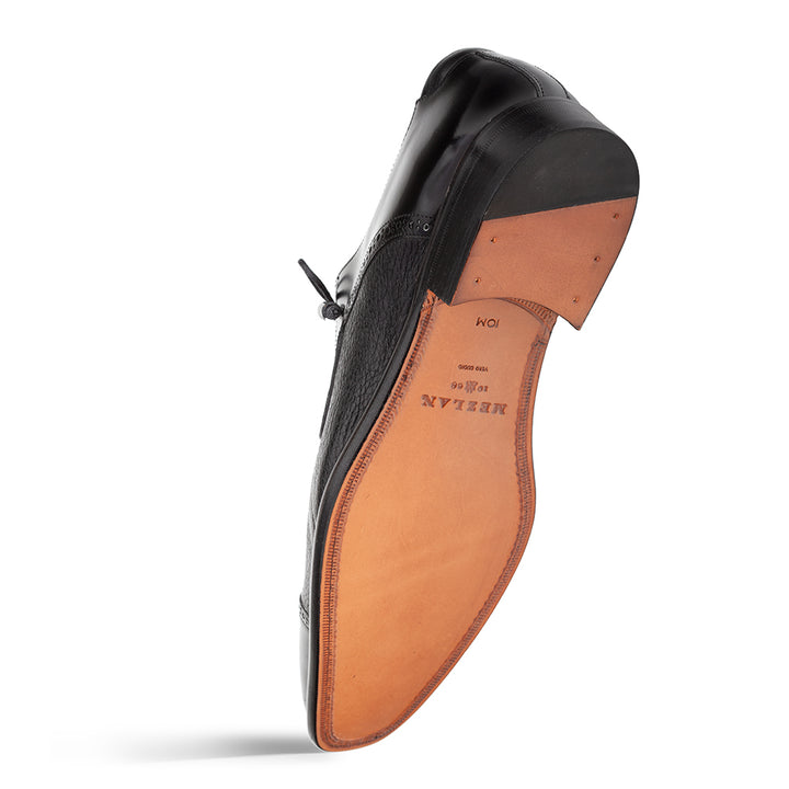 Hi-Shine Calf/Deer Cap Toe Derby