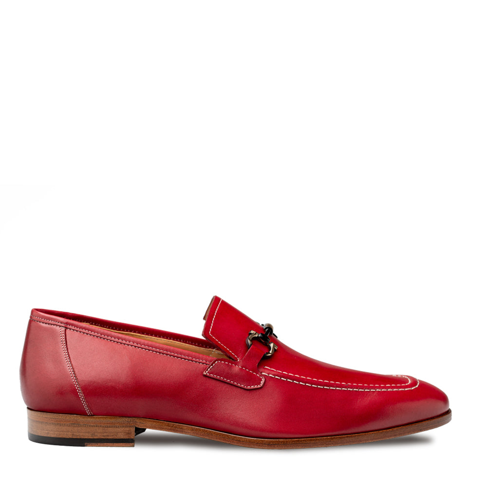 NEW MEZLAN men\'s rios ii flex ornament loafer in red Mezlan Men main image 3