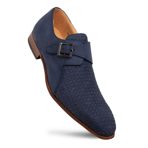 Ayllon Woven Suede Monk Strap