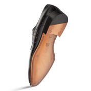 Perforated Plain Toe Lace-Up