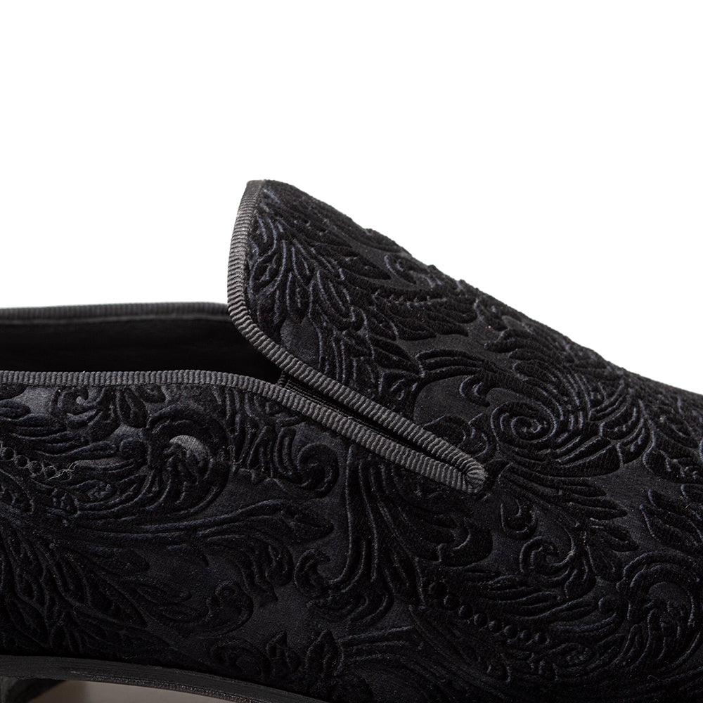 velvet dress shoes Travolta Velvet Formal Black / 12 / Medium