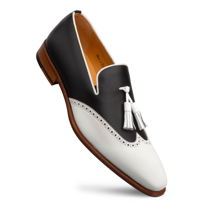 Jucar Two-Tone Tasseled Slip On