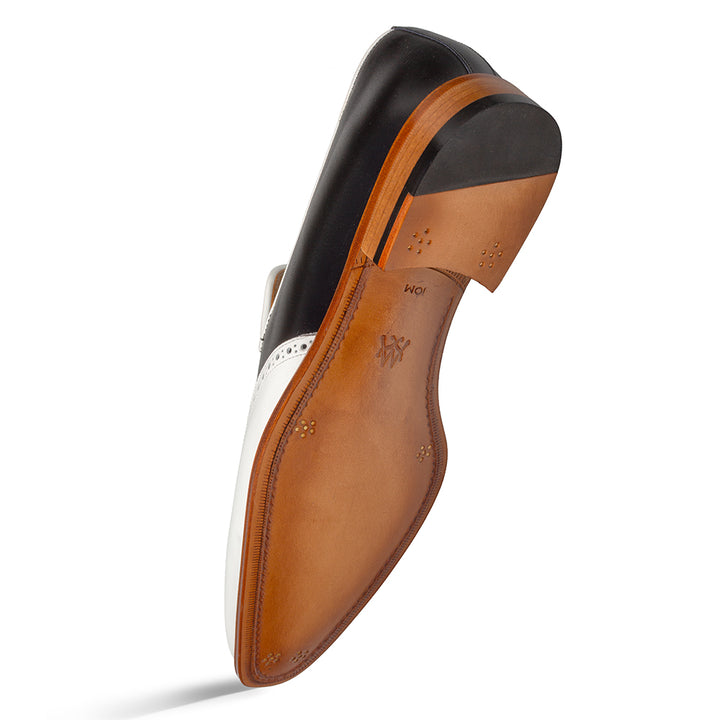 Jucar Two-Tone Tasseled Slip On