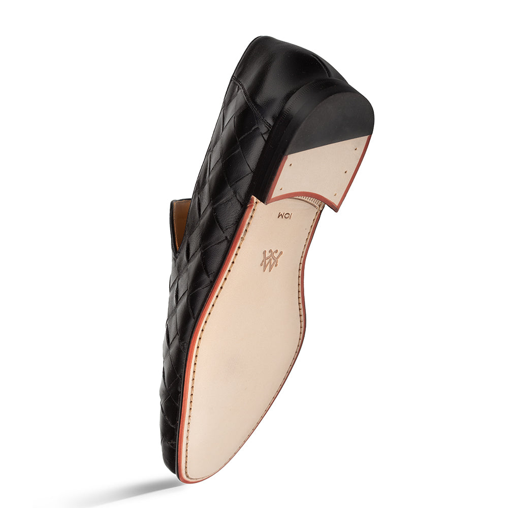 Woven Calf Pump