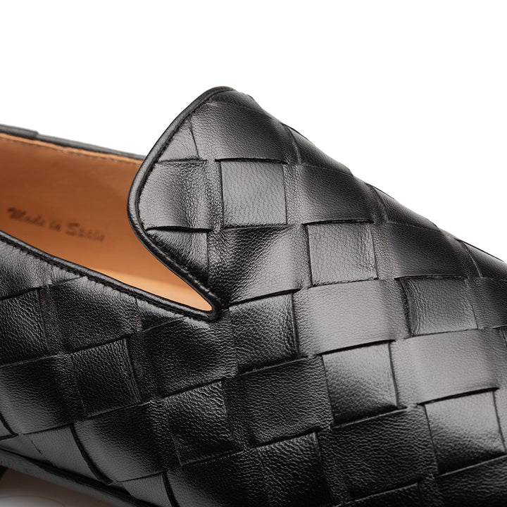 Woven Calf Pump