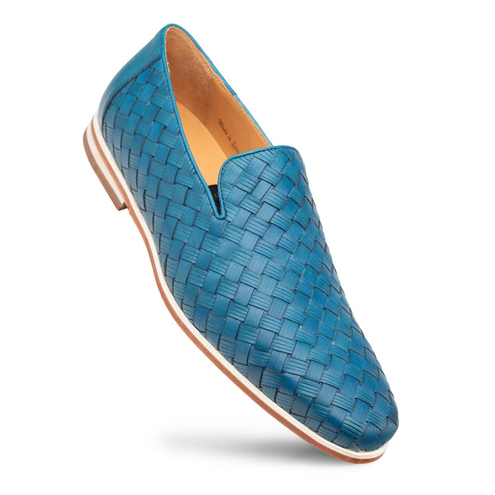 Woven Calf Venetian Slip On