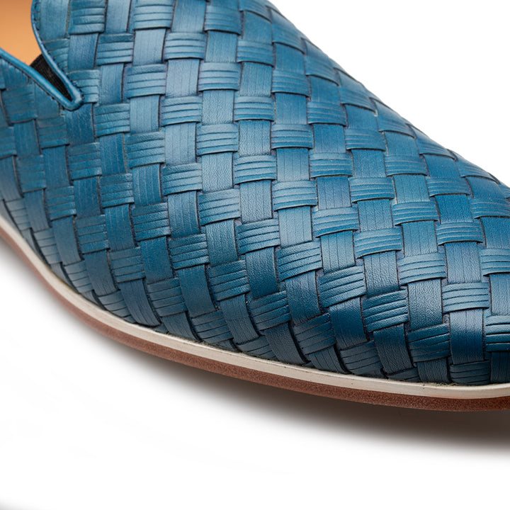 Woven Calf Venetian Slip On