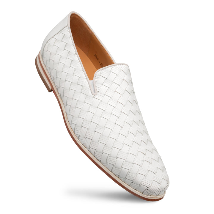 Woven Calf Venetian Slip On