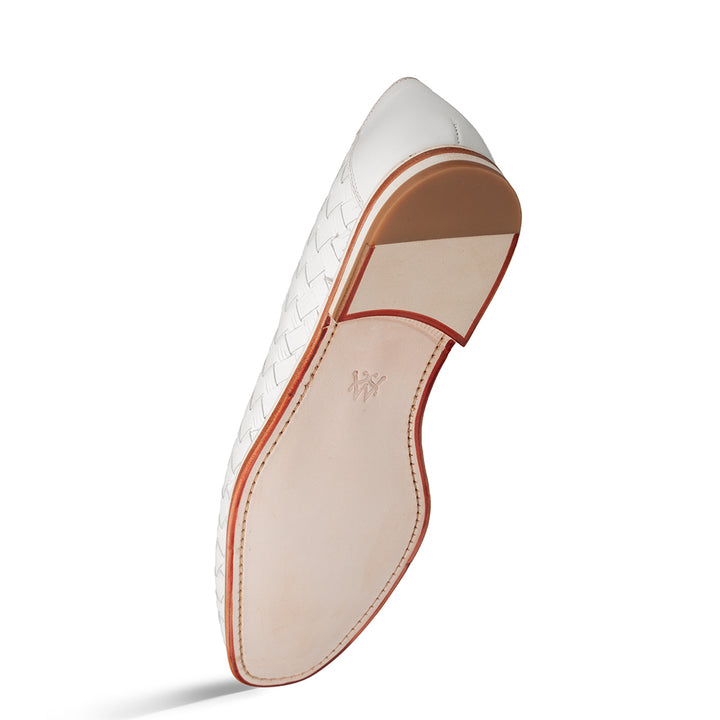 Woven Calf Venetian Slip On