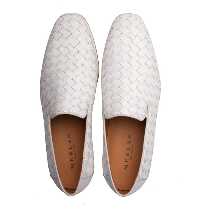 Woven Calf Venetian Slip On