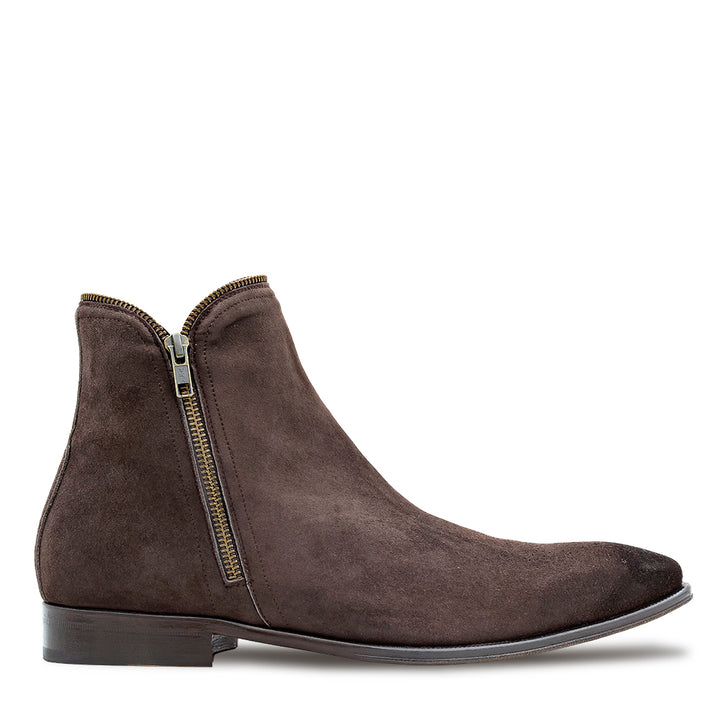 Moretti Suede Zip Boot