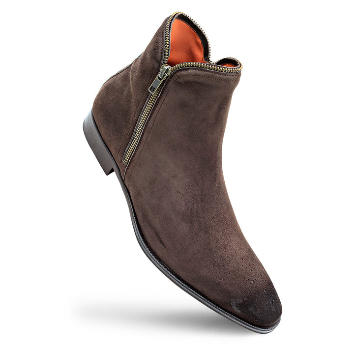 Moretti Suede Zip Boot