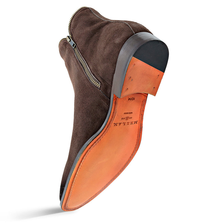 Moretti Suede Zip Boot