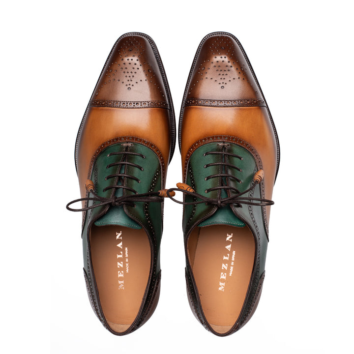 Galante Tri-tone Cap Toe Oxford