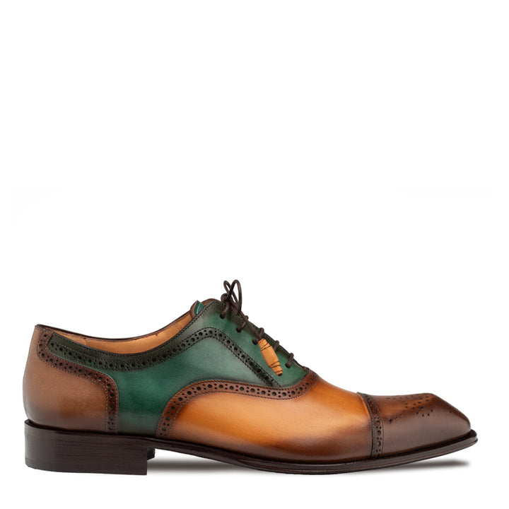Galante Tri-tone Cap Toe Oxford