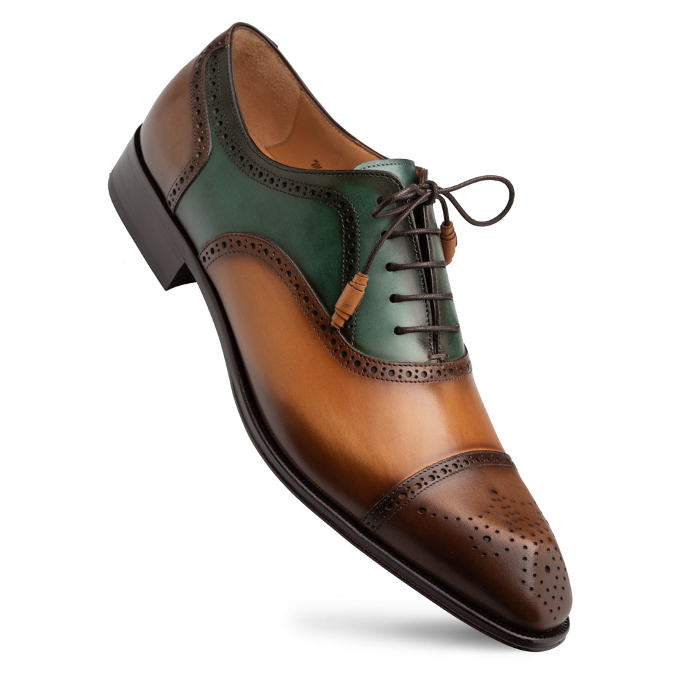 Galante Tri-tone Cap Toe Oxford
