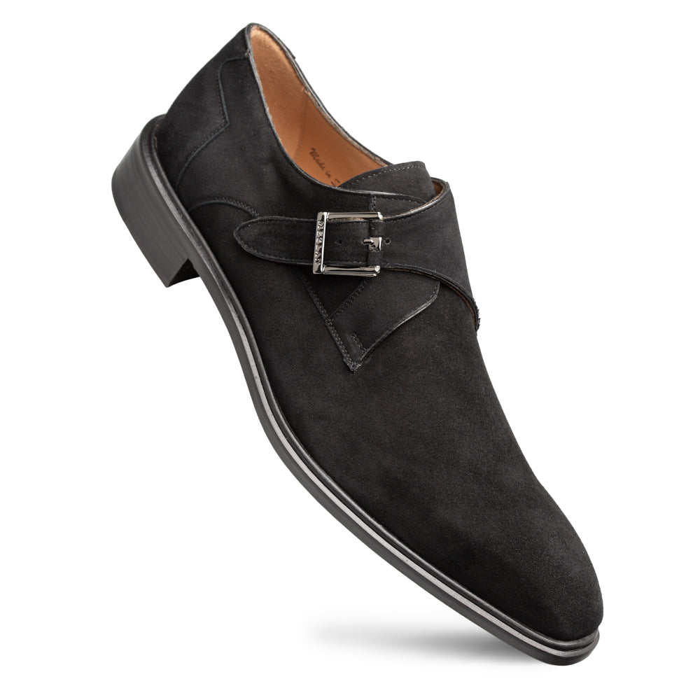 Albini Suede Monk strap