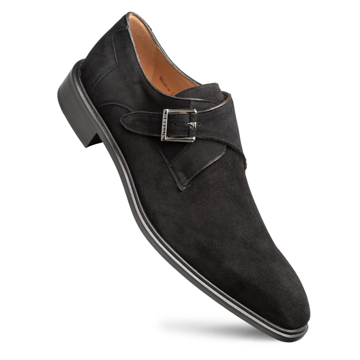 Albini Suede Monk strap