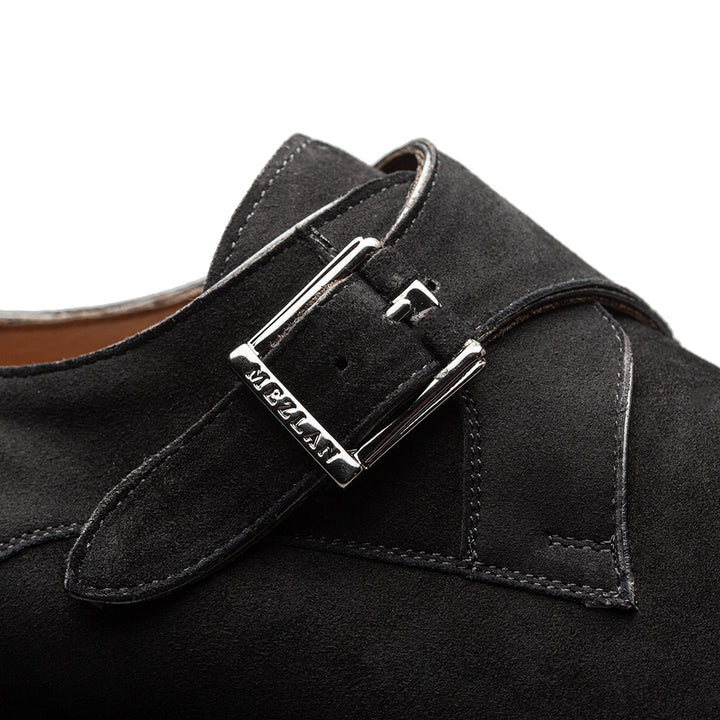 Albini Suede Monk strap
