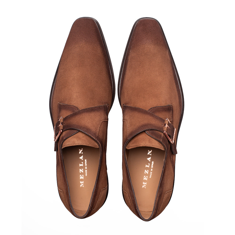 Albini Suede Monk strap – Mezlan display picture 3