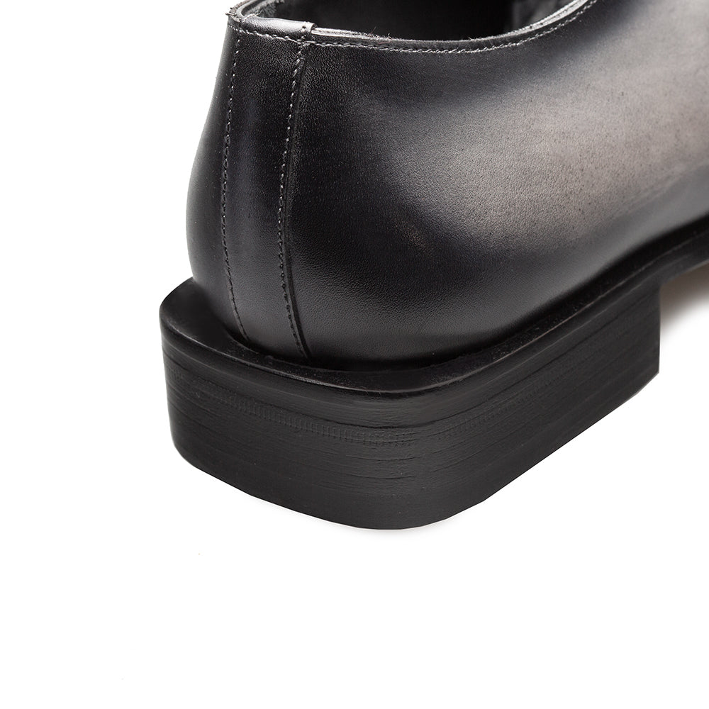 Plain Chiseled Toe Monk Strap