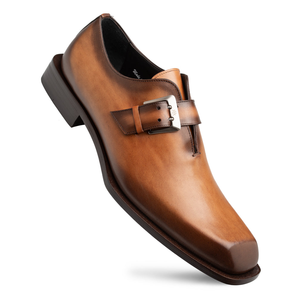 Plain Chiseled Toe Monk Strap