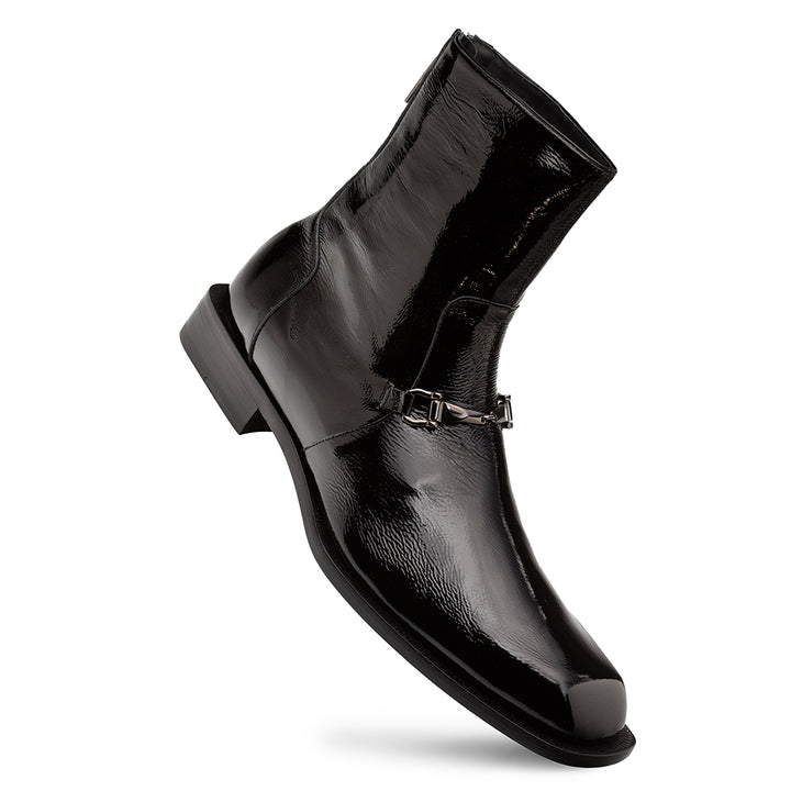 Buscemi Hi-Shine Ornament Boot