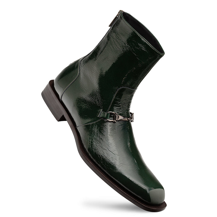 Buscemi Hi-Shine Ornament Boot