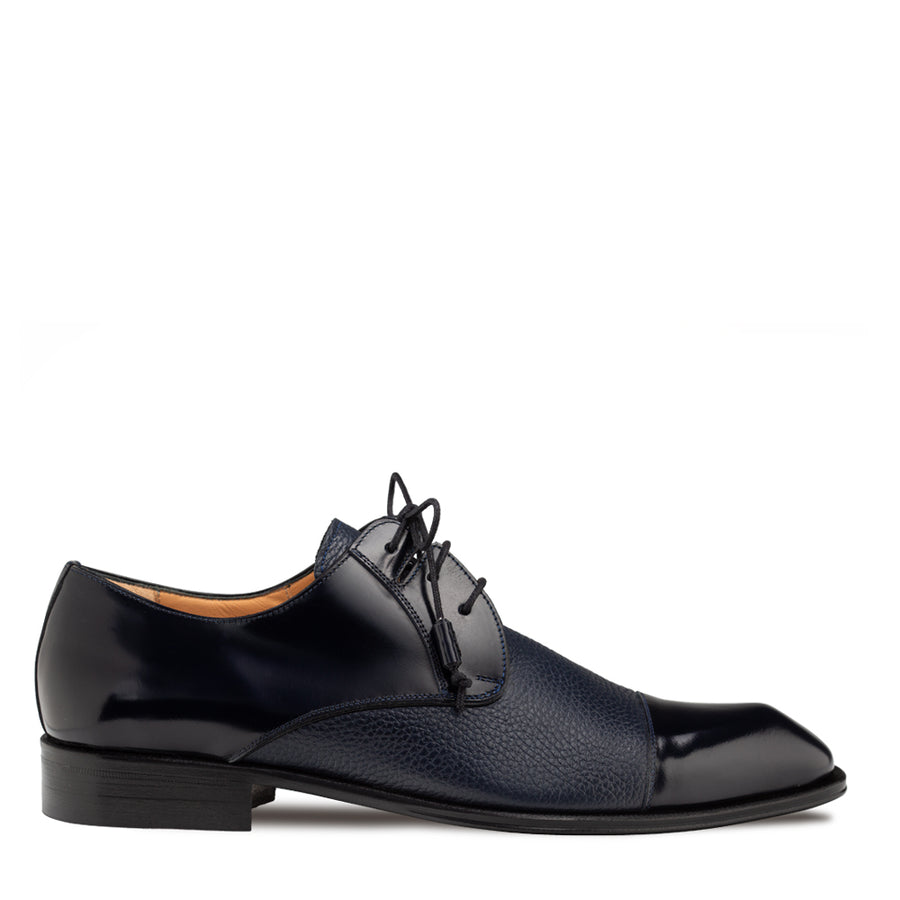 Mezlan Bowery Calf & Deer Derby Navy / Multi (21746)