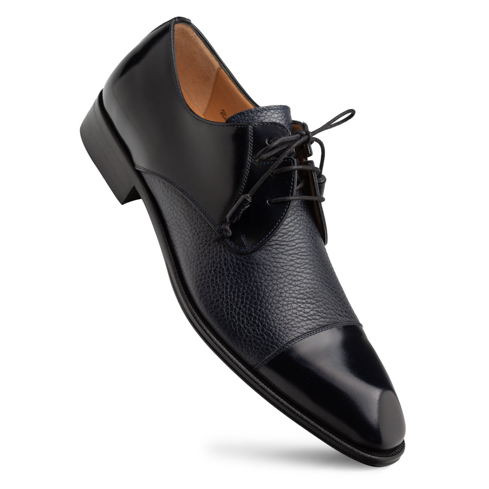 Mezlan Capello Hi-Shine Calf Derby - Luxury Men's Dress Shoe main image 1